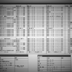 記録を付けた仕上表